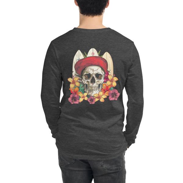 FP Apparel, Skull Surfer Unisex Long Sleeve T-Shirt