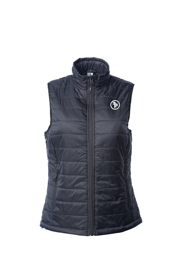 FP APPAREL, Womens Black Puffer Vest