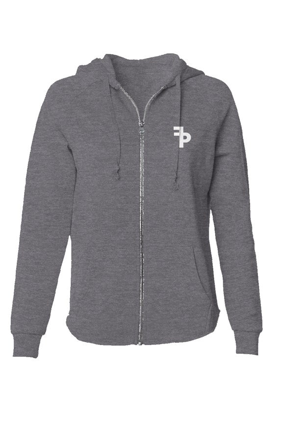 FP APPAREL, Womens Lightweight Shadow, Zip Hoodie