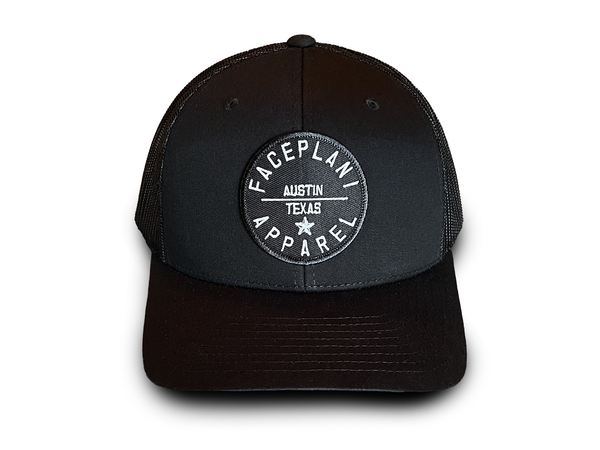 FP APPAREL Badge, Black Trucker Hat