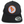 Load image into Gallery viewer, FP APPAREL, Orange Circle Logo, Black Trucker Hat
