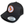 Load image into Gallery viewer, FP APPAREL, Orange Circle Logo, Black Trucker Hat
