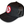 Load image into Gallery viewer, FP APPAREL, Red Circle Logo, Black Trucker Hat
