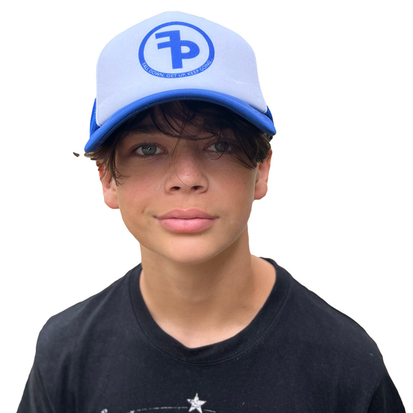 FP APPAREL, Blue Foam Trucker Hat