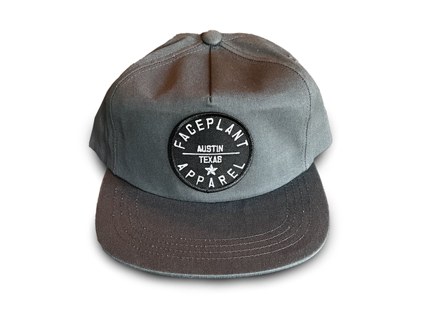 FP APPAREL Badge, Grey Floppy Flat Brimmed Hat