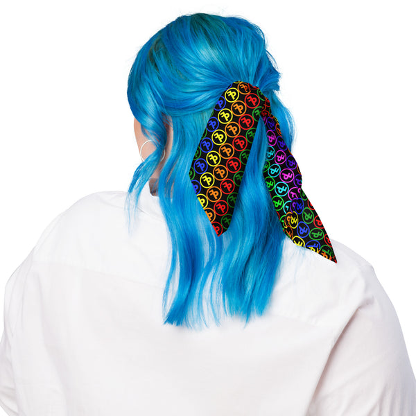 FP APPAREL, Women’s Rainbow All Over Print, Bandana