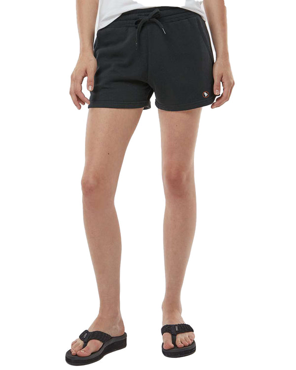 FP APPAREL, Womens Black Cali Wave Wash Short