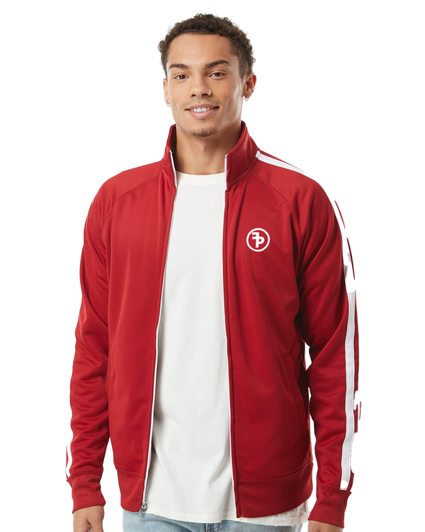 FP APPAREL, Brick Red Track Jacket