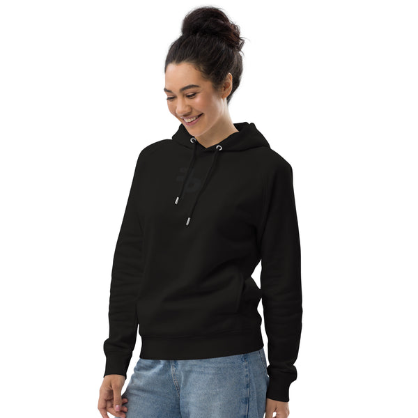 FP APPAREL, Women's Fat Black on Black Logo, Hoodie