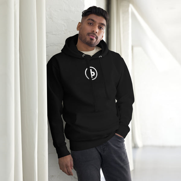 FP APPAREL , Men's White Circle Logo, Hoodie