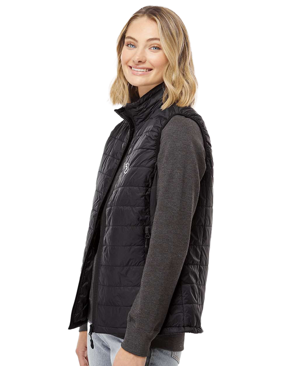 FP APPAREL, Womens Black Puffer Vest