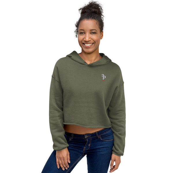 FP APPAREL, Women's Fat Logo, Crop Hoodie