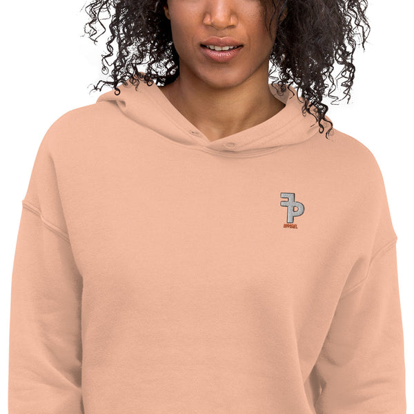 FP APPAREL, Women's Fat Logo, Crop Hoodie